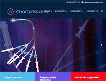 Tablet Screenshot of chartermedical.com